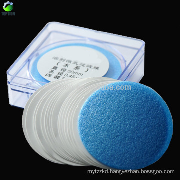 PTFE Membrane Filter, Diameter 47 mm, Pore size 0.45 um,Pack of 100